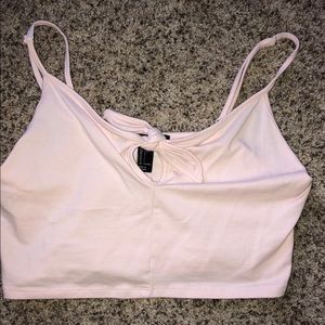 Forever 21 Front Tie Crop Top